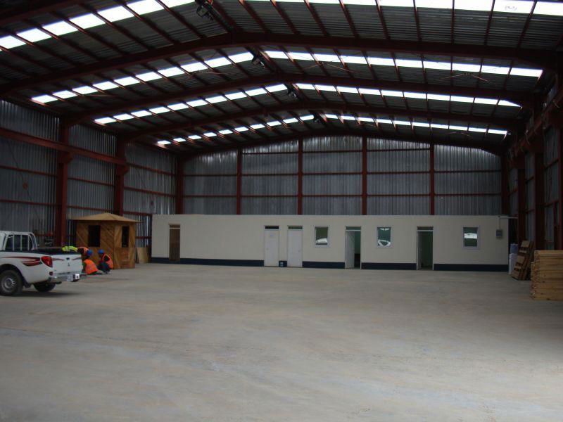 Sanhe prefabricated steel structure warehouse storage shed building