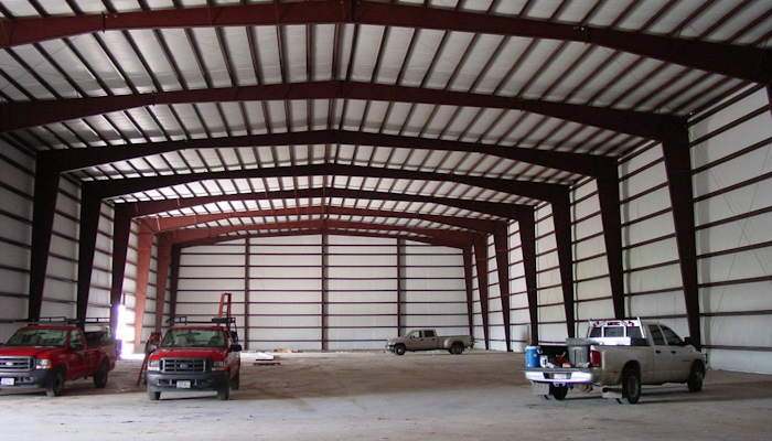 Sanhe prefabricated steel structure warehouse storage shed building 4
