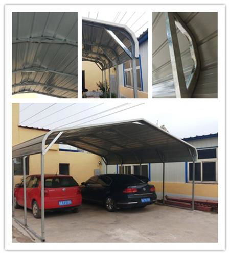 Metal Structure Portable Metal Car Shelter Steel Carport