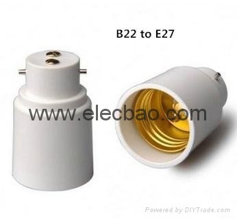 B22 to E27 lamp holder