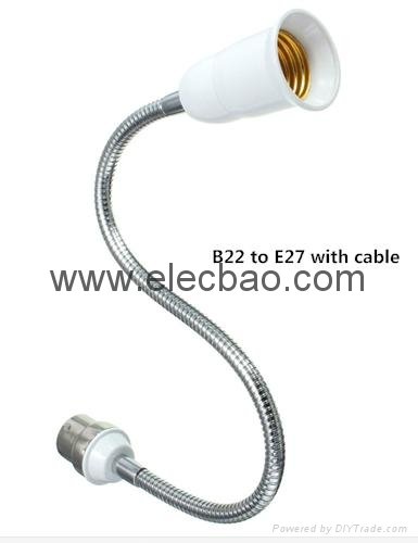 B22 TO E27 with cable 2