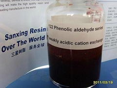 Phenolic aldehyde series weakly acidic cation exchange resin