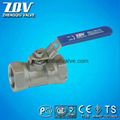 1PC SS ball valve 2000PSI