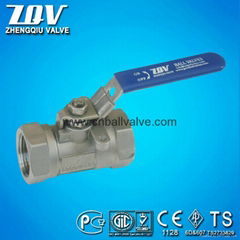 1PC SS ball valve 2000PSI