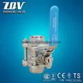 3PC SS ball valve 1000PSI