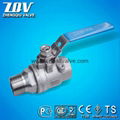 Male&Female SS ball valve 2000PSI