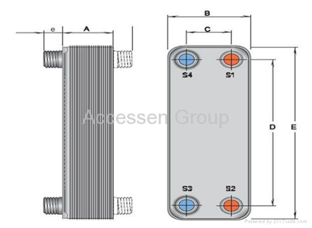 Accessen Brazed Heat Exchanger 2