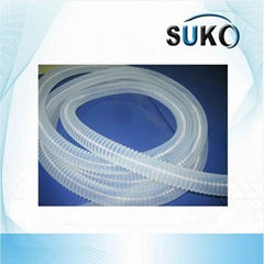 PTFE Teflon corrugated plastic white pipe with competitive price