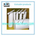 Single screw plastic PTFE teflon extruded rod 3