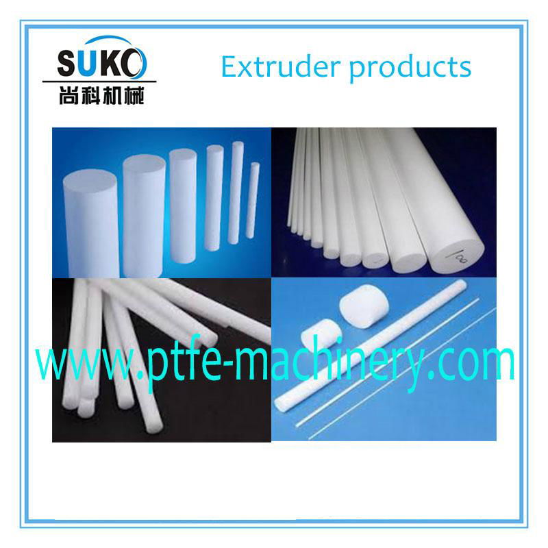 Hot teflon rod supplier extruded machine