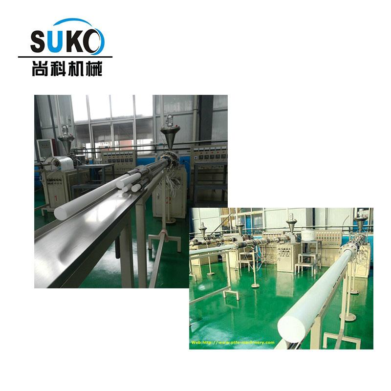 High quality ptfe teflon rod extruded machine manufacturers 3