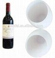 2016 New Product Silicone Wine Cup Crystal Clear Cup Portable Cups 2