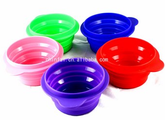 Colorful Silicone Pet Bowl  dog bowl  cat bowl 2