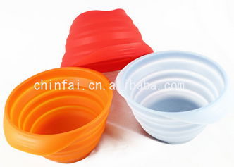 Colorful Silicone Pet Bowl  dog bowl  cat bowl