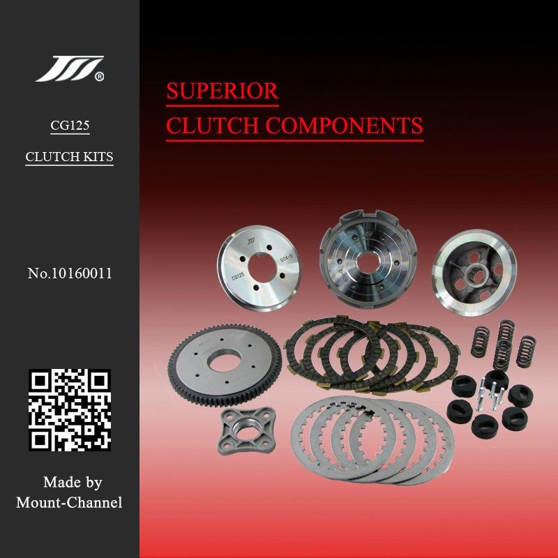 Superior quality CG125 clutch assembly for honda motorcycle 2
