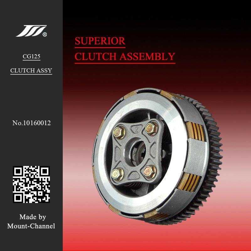 Superior quality CG125 clutch assembly for honda motorcycle 5
