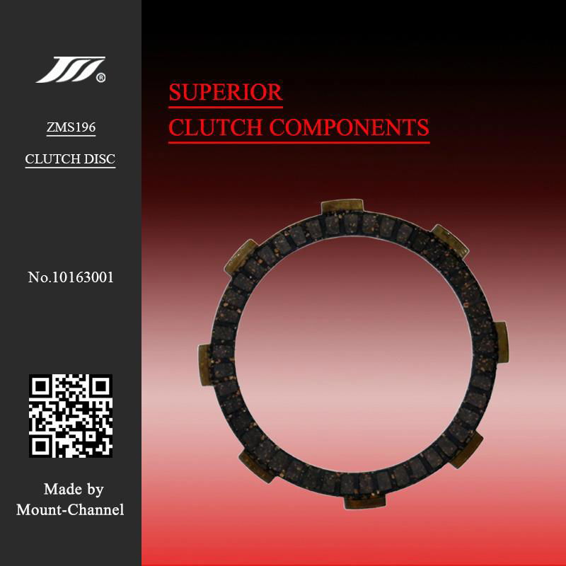 Hot sale high quality CG125 motorcycle clutch friction disc 2