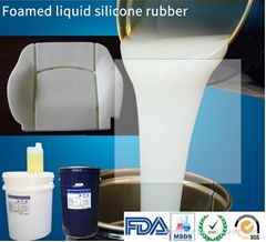 platinum silicone foamed liquid silicone rubber for making foam filled appliance