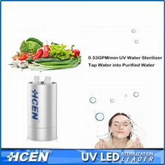 Stainless steel 0.53 GPM uv water sterilizer