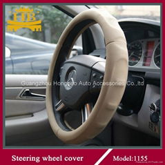 high quality lambskin steering wheel cover