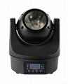 mini small cute limitless rotation RGBW 60w led moving head beam light