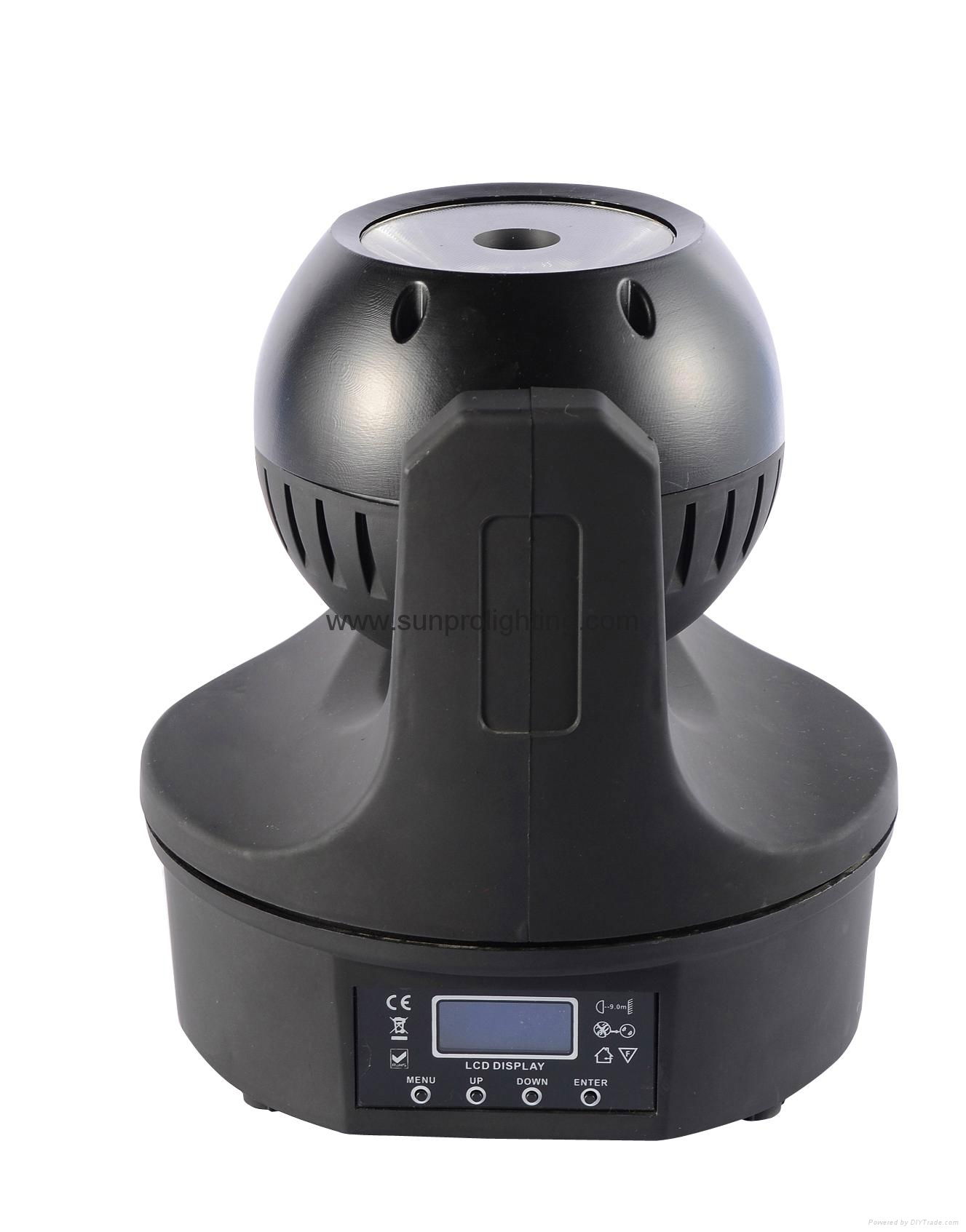 mini small cute limitless rotation RGBW 60w led moving head beam light 4