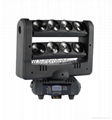 moving head lights led RGBW double bar 8pcs 10w studio stage