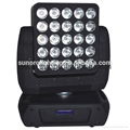 Matrix 25X12w RGBW LED Moving Head Manufacturer Price Good Choice Stage Lighting