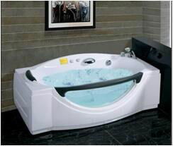 New design one person acrylic massage bathtub