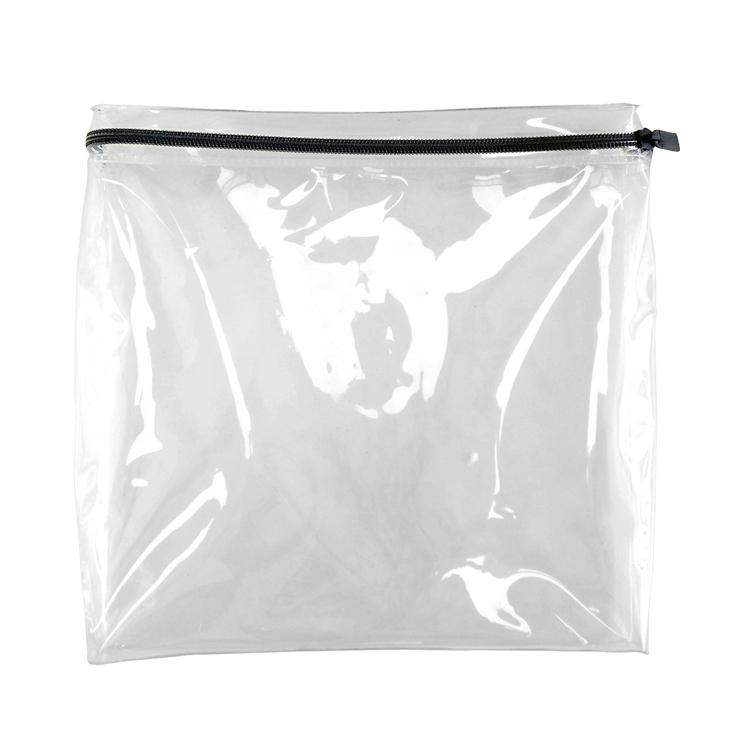 Wholesale price OEM Custom clear zipper garment pvc bag 4