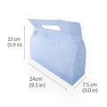 Wholesale price custom toiletry cosmetic packaging zipper bag stand 3