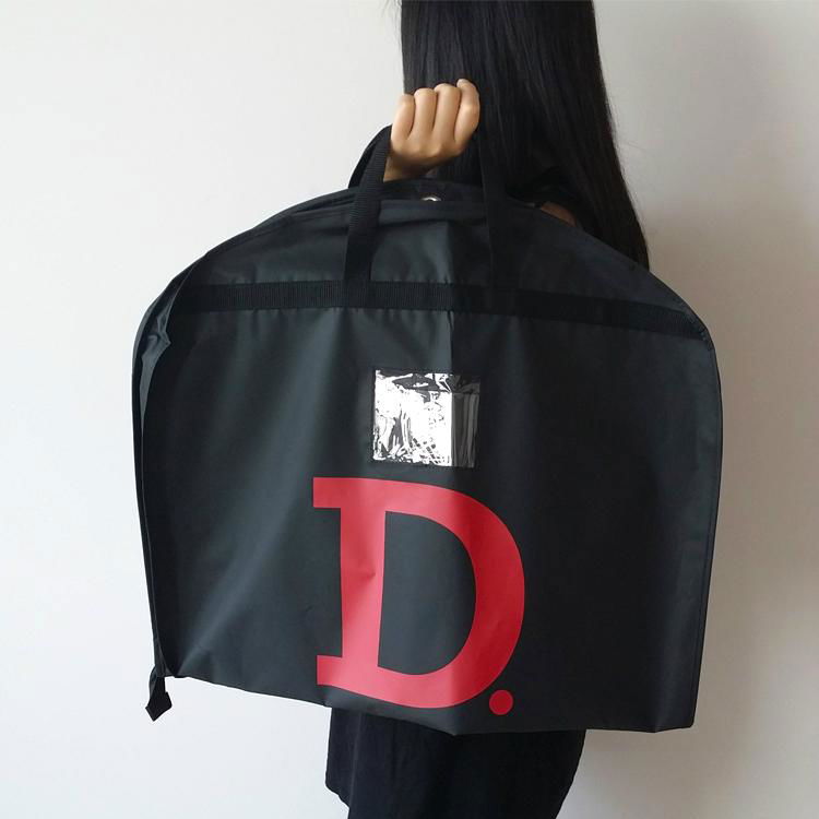 OEM logo printing quality custom garment bag for suit cover 5