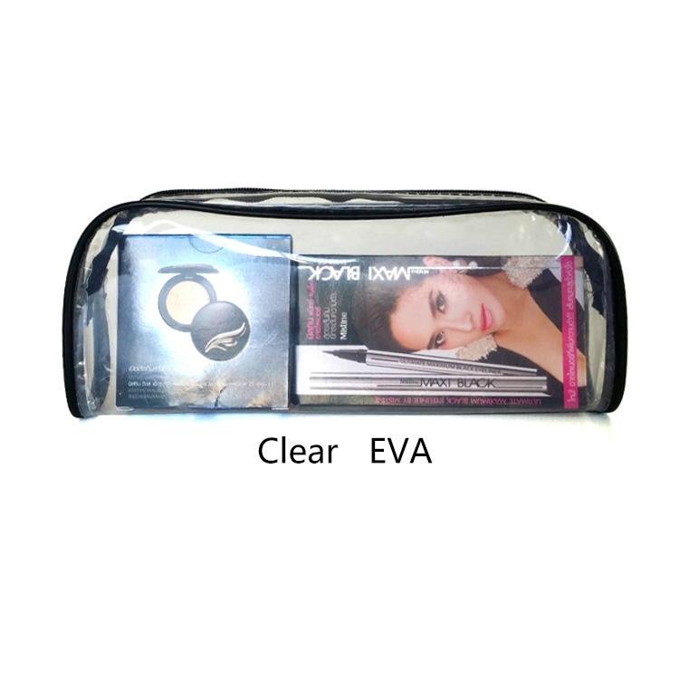 Promotional clear ecofriendly eva plastic cosmetic bag 4
