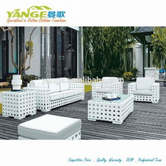 Rattan outdoor furniture patio wicker sofa set YG-6011