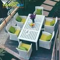 Rattan outdoor furniture patio wicker chair table set YG-8003