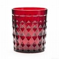 High Quality Glass Whisky Cup Color Glass Shot Cup 3