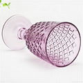 Hot Sale Glass Goblet Thick Stem Wine Goblet Decorative Glass Wine Cup 2