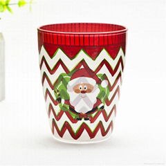 Best Quality Christmas Glass Cup Drinking Glass Tea Tumbler 