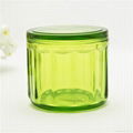 High Quality Glass Nuts Storage Jar Green Glass Jar With Lid 1