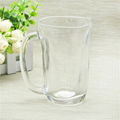 China Manufacture Glass Tea Mug With Infuser Clear Glass Cup With Handle 3