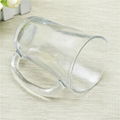 China Manufacture Glass Tea Mug With Infuser Clear Glass Cup With Handle 4