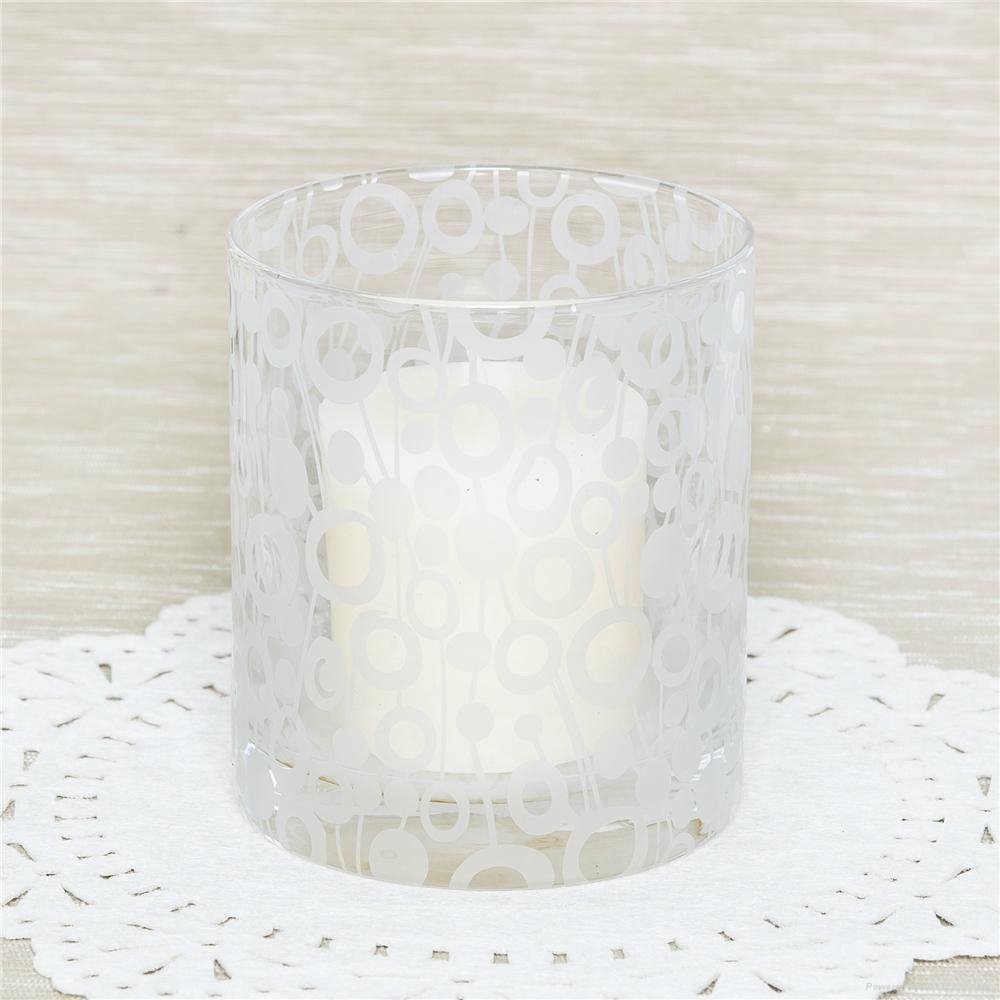 Best Selling Glass Candle Cup Cheap Glass Candle Holder