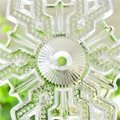 Most Popular Christmas Decoration Snow Shape Glass Handicraft 2