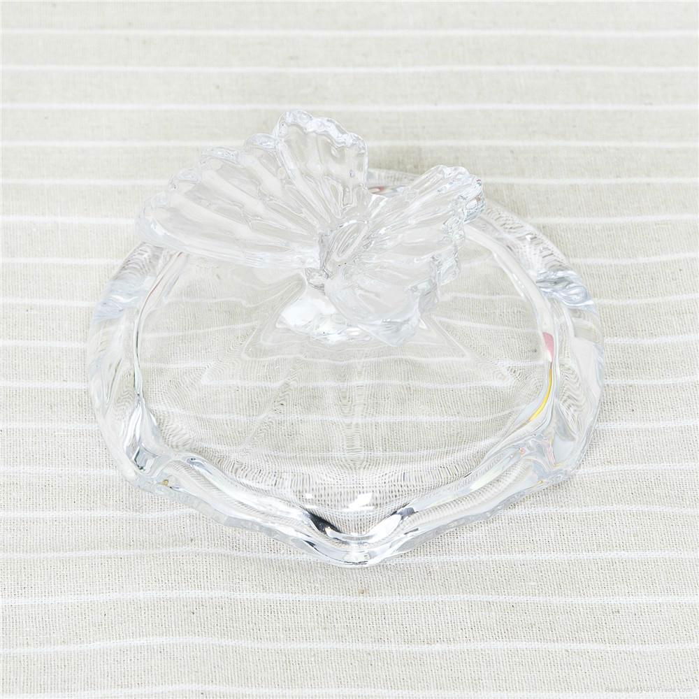 High Quality Clear Glass Dessert Cup With Lid Disposable Dessert Container 2