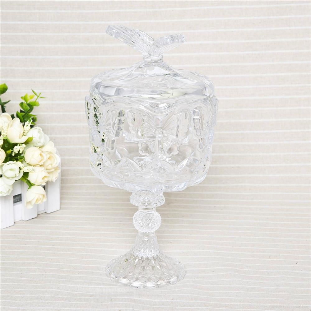 High Quality Clear Glass Dessert Cup With Lid Disposable Dessert Container 3