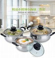 Professional steel sauce pan stainless