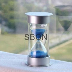 15minutes sand timer , sand clock, hourglass, glass sand timer