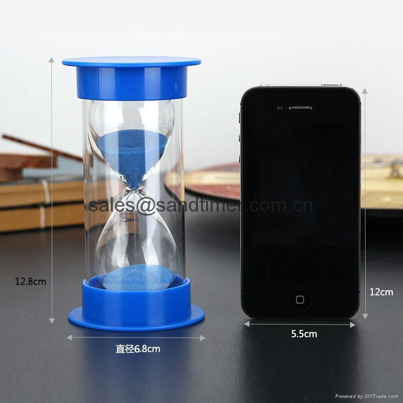 30minutes sand timer , sand clock, hourglass, glass sand timer 2