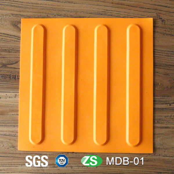 Shandong PVC Rubber Tactile Indicator Pavers Bricks Road Stud tiles 2