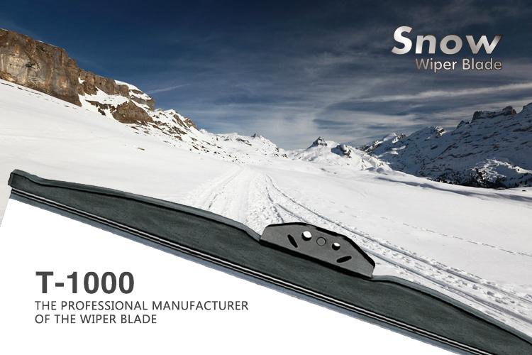 T-1000 Super High Quality Snow Wiper Blade Universal Windshield Wipers